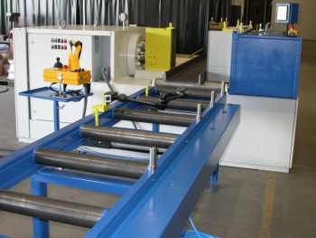 Straightening and bending machine EZ 160 with tactile measuring of straightening results